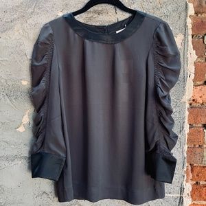 Mint  Jodi Arnold silk blouse